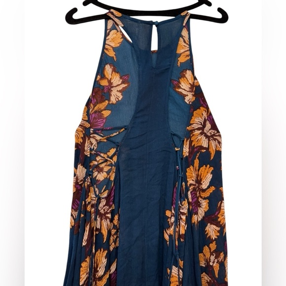 Free People Paint The Sun Slip Dress  Lg - Picture 11 of 13